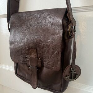 Harbour 2nd Dark Brown Leather Crossbody
